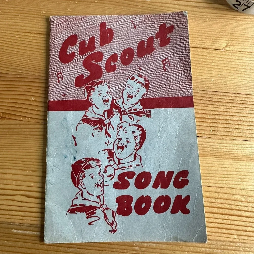 Vintage 1947 Cub Scout Song Book Boy Scouts of America BSA ephemera